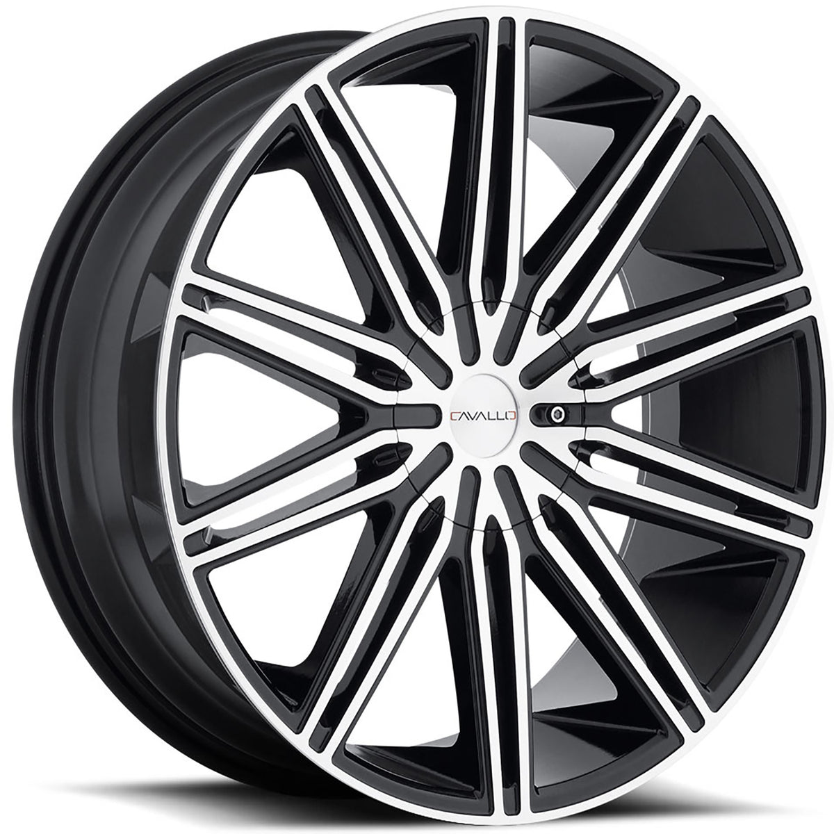 Cavallo CLV-10 Black Machined wheel