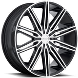 Cavallo CLV-10 Black Machined wheel