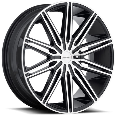 Cavallo CLV-10 Black Machined Wheel