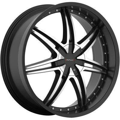 Cavallo CLV-11 Black Machined Wheel
