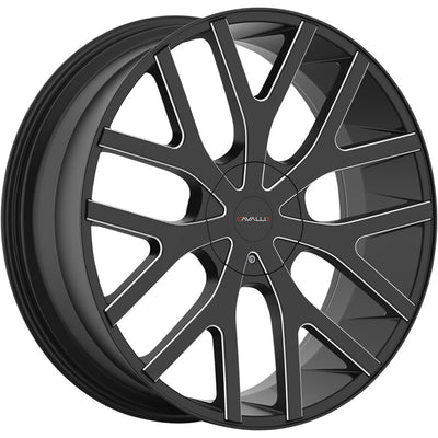 Cavallo CLV-15 Black Milled Wheel