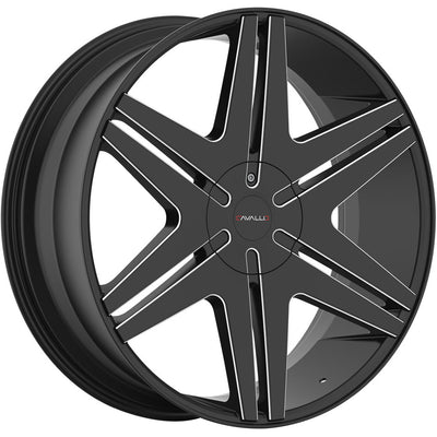 Cavallo CLV-17 Black Milled Wheel