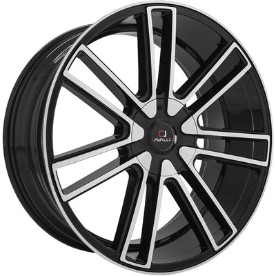 Cavallo CLV-21 Black Machined Wheel