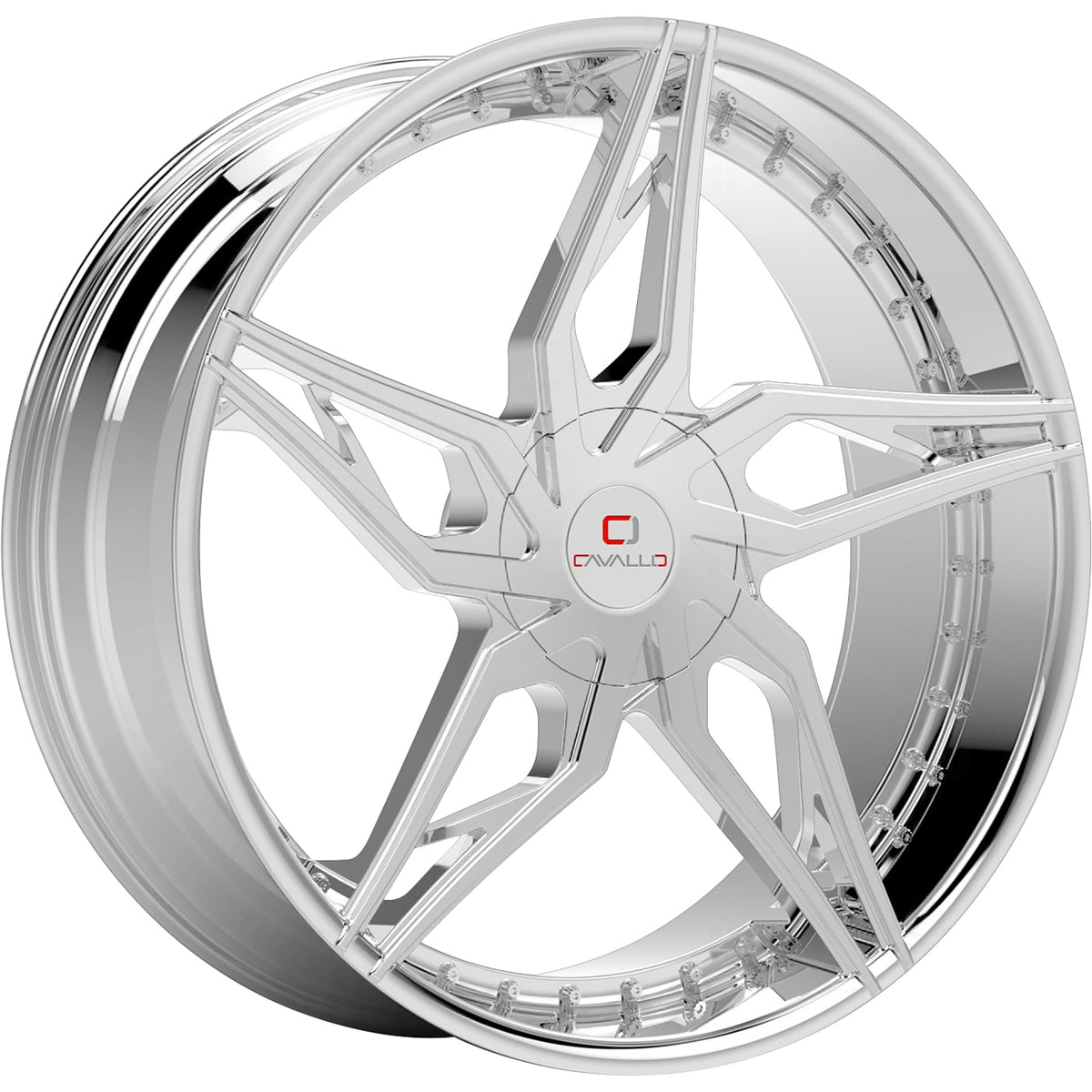 Cavallo CLV-38 Chrome Wheel