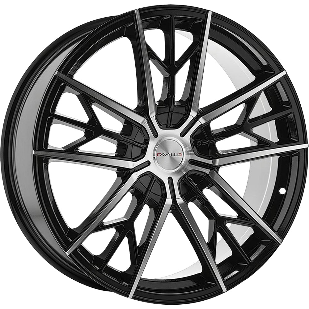 Cavallo CLV-39 Black Machined Wheel
