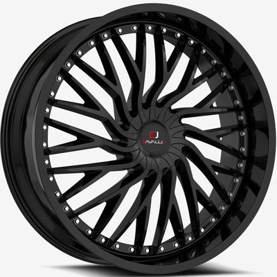 Cavallo CLV-43 Gloss Black Wheel