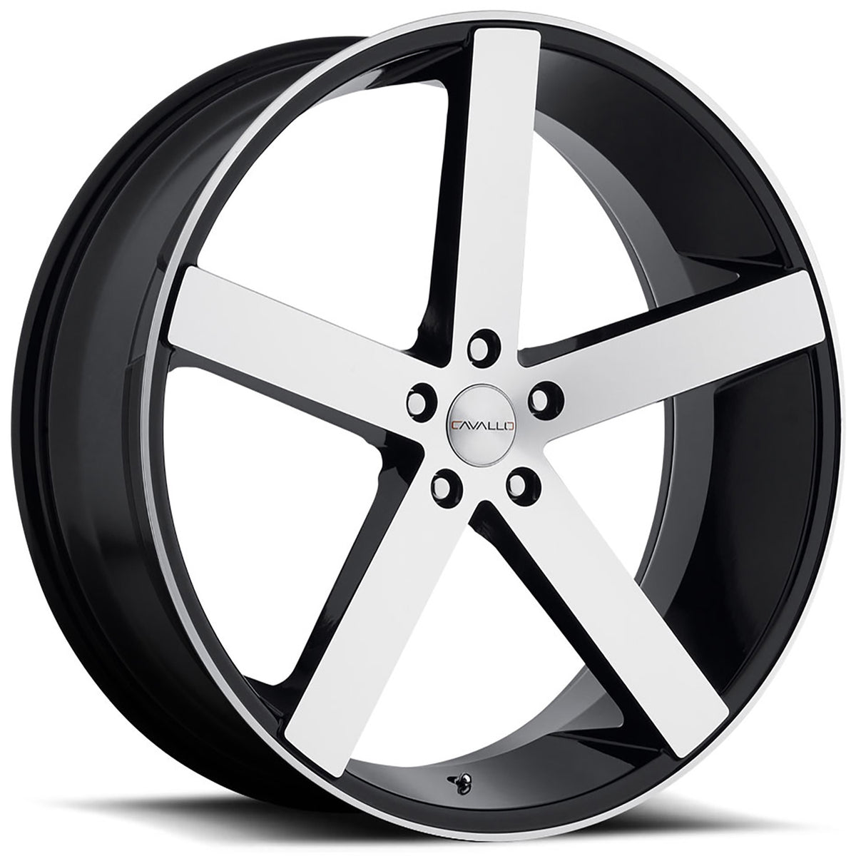 Cavallo CLV-5 Black Machined Wheel