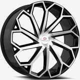 Cavallo CLV-51 Black Machined Wheel