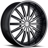 Cavallo CLV-6 Black Machined Wheel