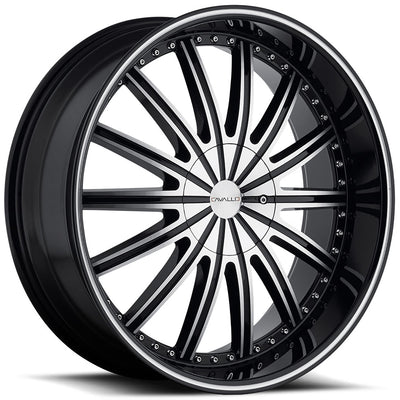 Cavallo CLV-6 Black Machined Wheel