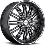 Cavallo CLV-7 Black Machined Wheel