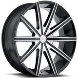 Cavallo CLV-9 Black Machined Wheel