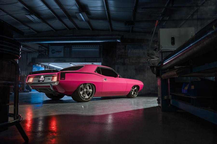 HRE 105 forged wheel on Ringbrothers Infected 1970 Plymouth Barracuda