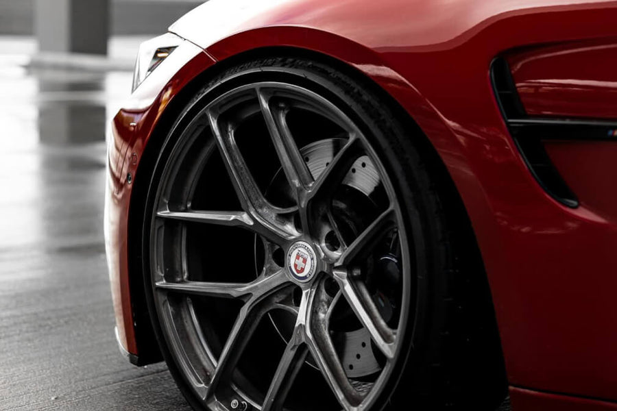HRE P101SC forged wheel on RED BMW F80 M3