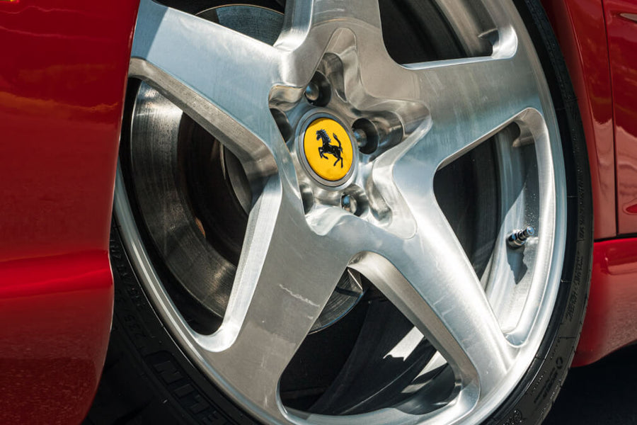 HRE 527M forged wheel on Ferrari F355 Spider