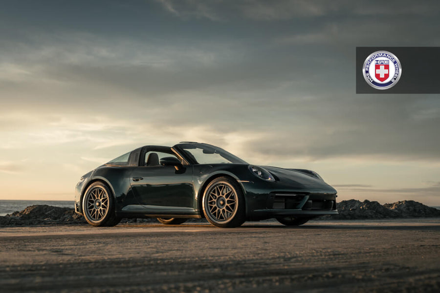 HRE 300 GTS forged wheel on Porsche 992 Targa GTS
