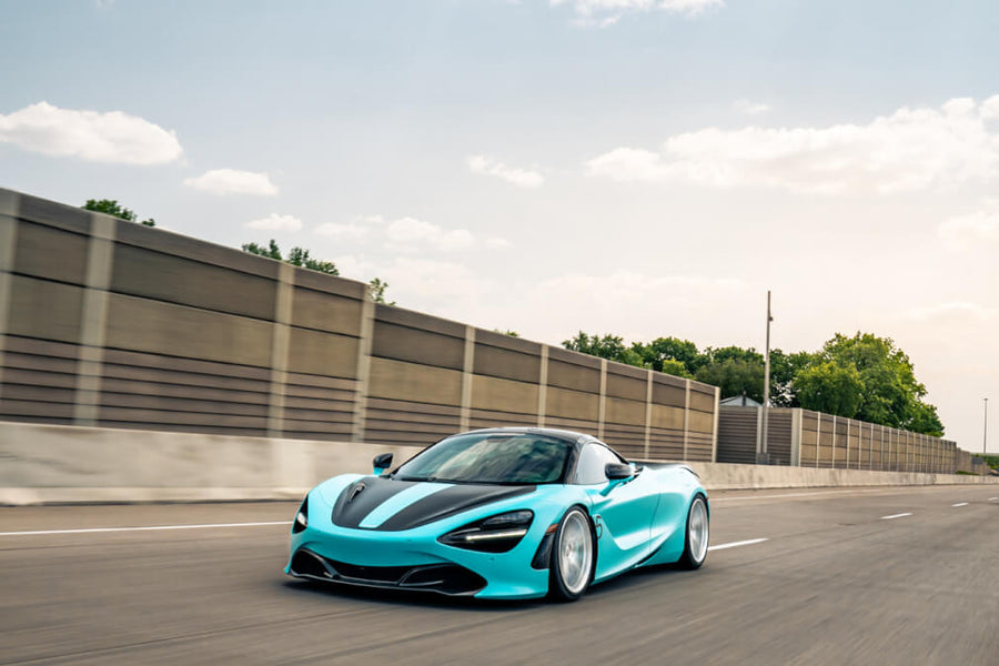 HRE P104 forged wheel on Mclaren 720S