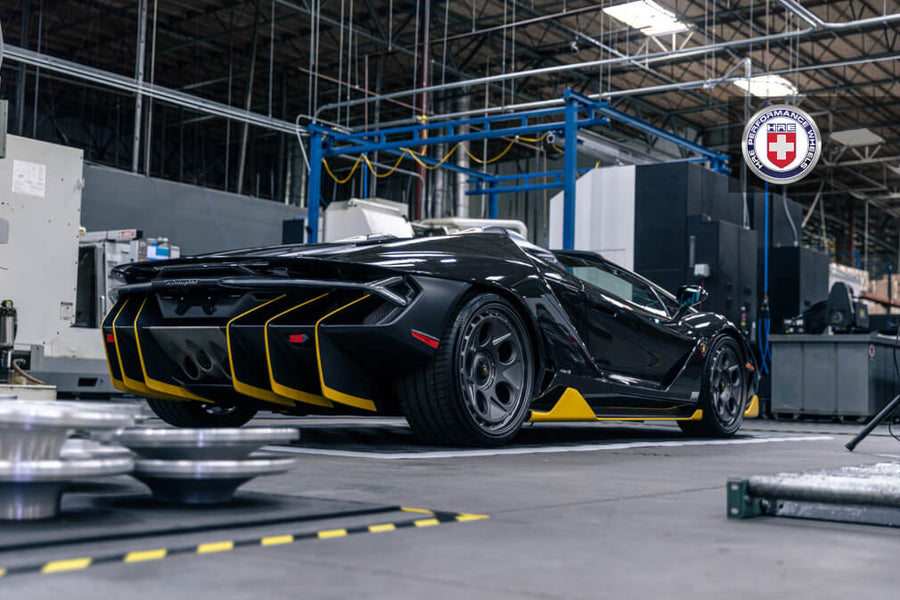 HRE 454 GTM forged wheel on Lamborghini Centenario Roadster