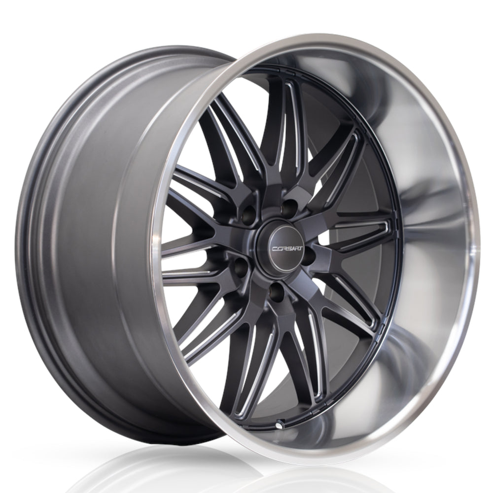 Corsart Alcatraz Gunmetal Milled Wheel