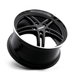 Cray Scorpion 18x9 +50 Gloss Black Mirror Cut Lip premium Euro wheel