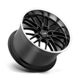 Cray Eagle 20x12.5 +47 Gloss Black Mirror Cut Lip premium Corvette wheel
