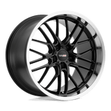 Cray Eagle 20x12.5 +47 Gloss Black Mirror Cut Lip premium Corvette wheel
