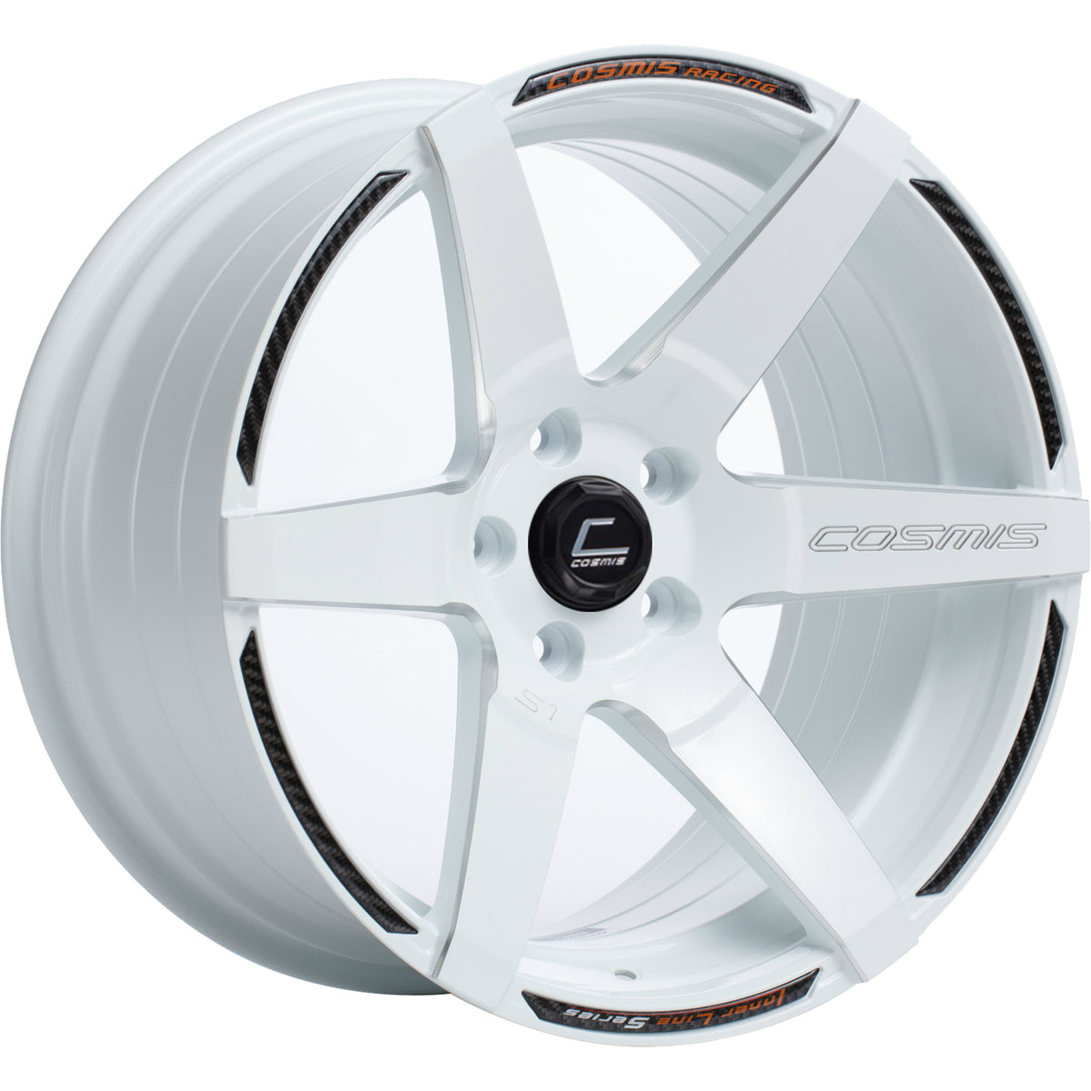Cosmis Racing S1 White Milled Wheel