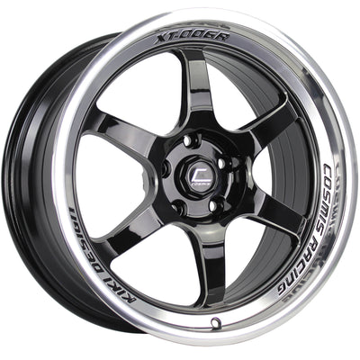 Cosmis Racing XT-006R Black Machined Wheel