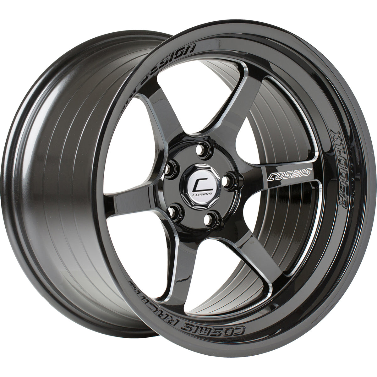 Cosmis Racing XT-006R Black Machined Wheel