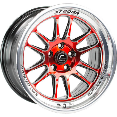 Cosmis Racing XT-206R Red Machined Wheel