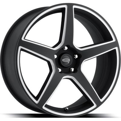 Cragar 620 Black Machined Wheel