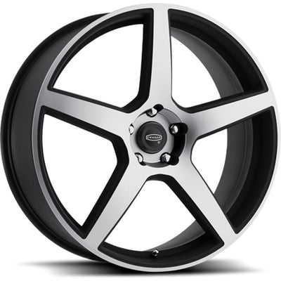 Cragar 620 Black Machined Wheel