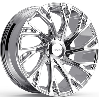 Cruiser Alloy Cutter Chrome Wheel