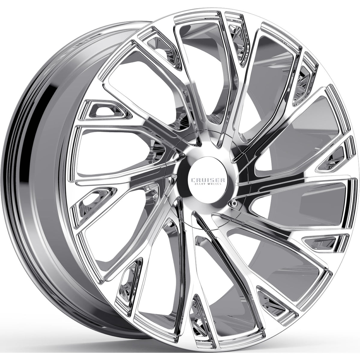 Cruiser Alloy Cutter Chrome Wheel