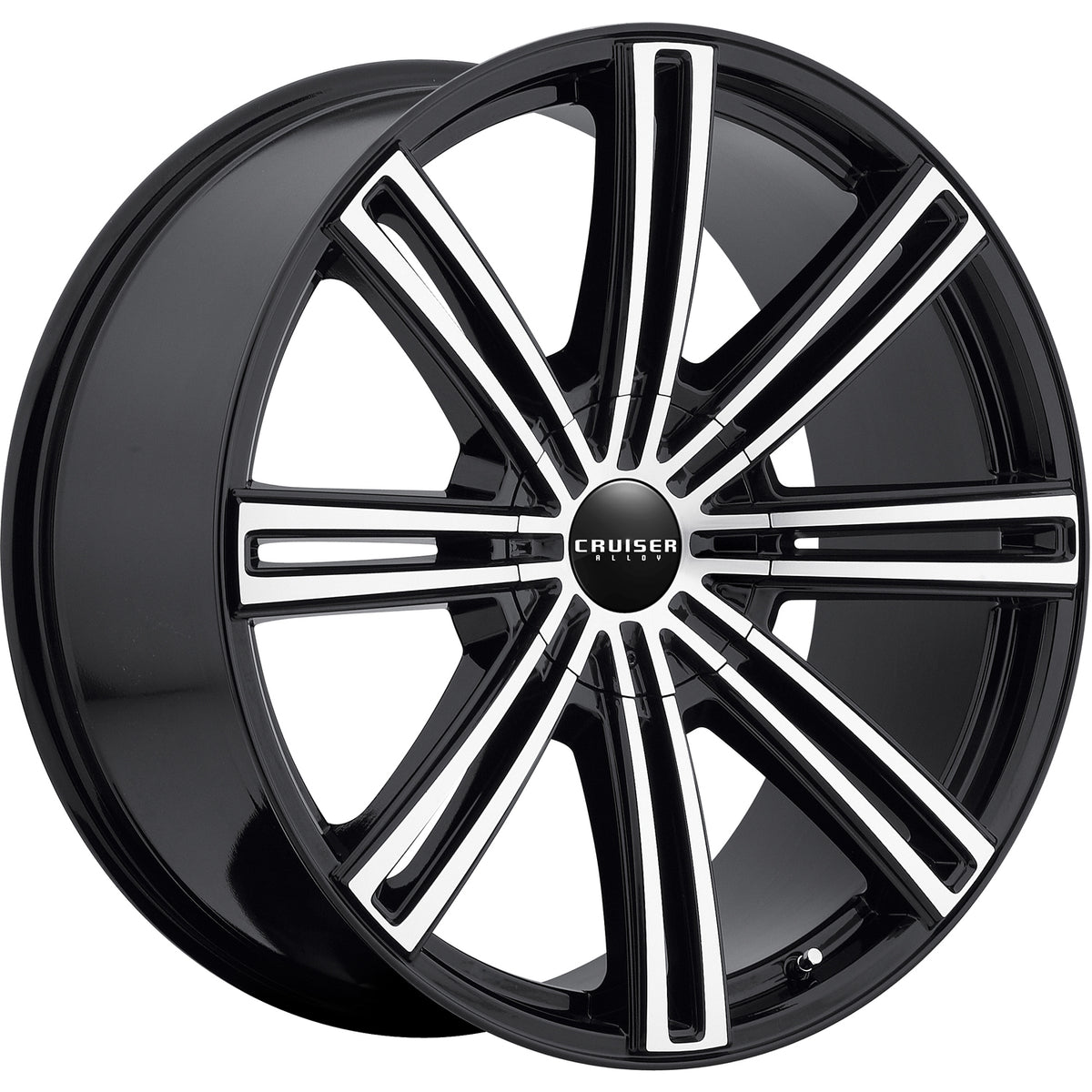 Cruiser Alloy Obsession Black Machined Wheel