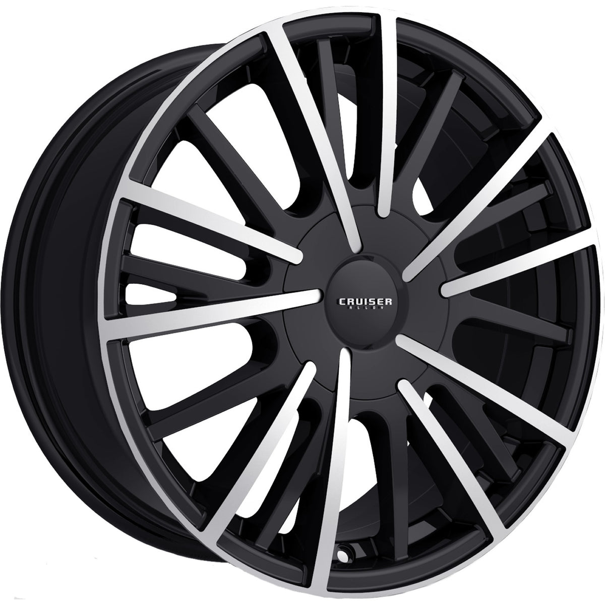 Cruiser Alloy Pulsar Black Machined Wheel