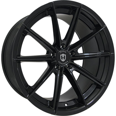 Curva C46 Gloss Black Wheel