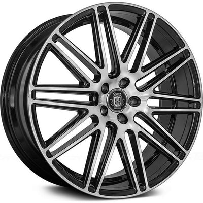 Curva C50 Black Machined Wheel