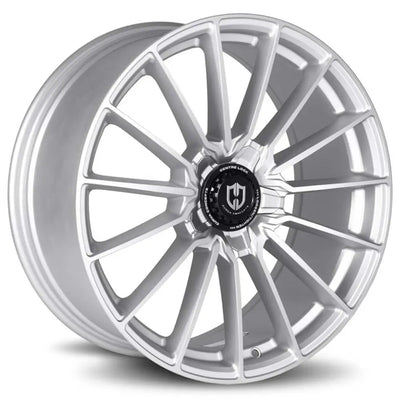 Curva CFF75 20x9 +35mm Silver Machined Face Satin Lacquer