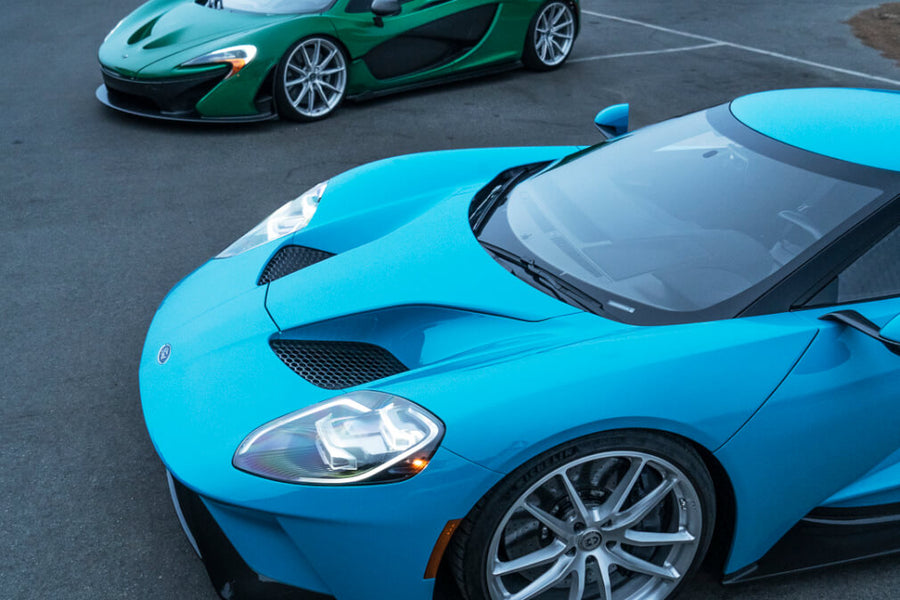 HRE P104 forged wheel on Ford GT