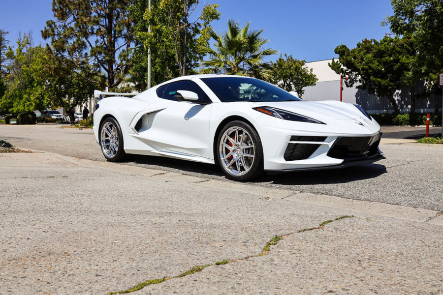 HRE RC104 forged wheel on Chevrolet Corvette C8