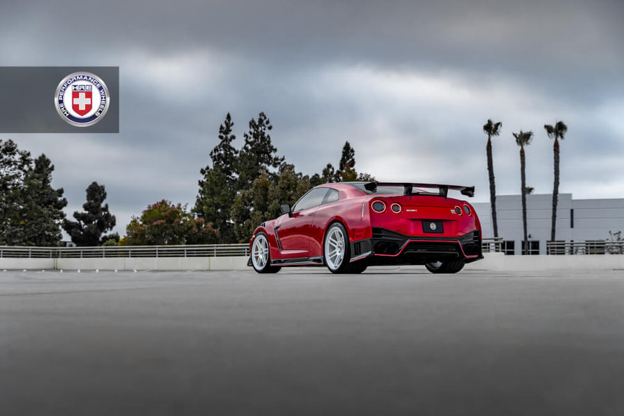 HRE 312 GTS forged wheel on Nissan GT R