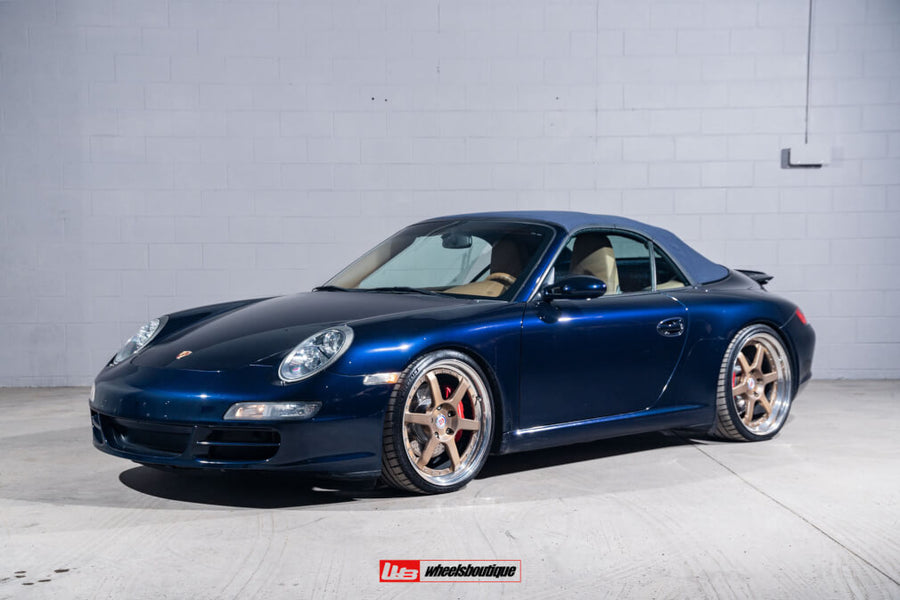 HRE C106 forged wheel on Porsche 9971 Carrera S Cabriolet