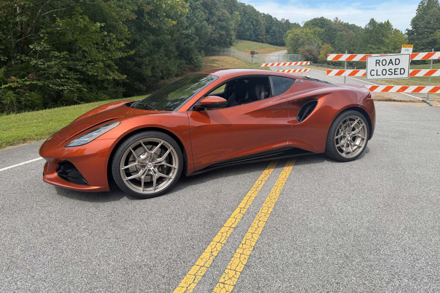 HRE P301 forged wheel on Lotus Emira