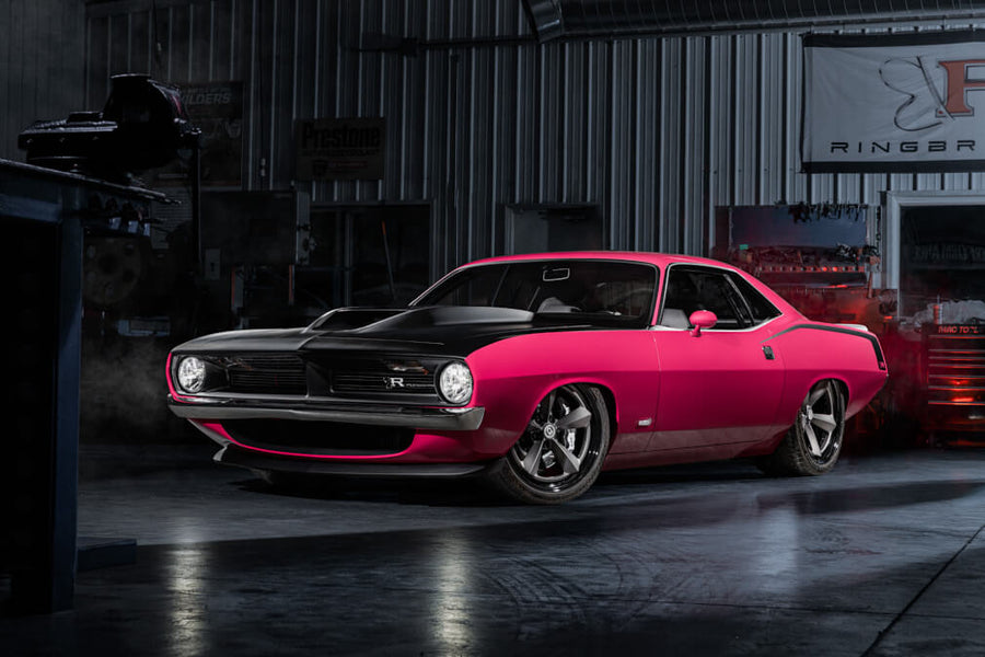 HRE 105 forged wheel on Ringbrothers Infected 1970 Plymouth Barracuda