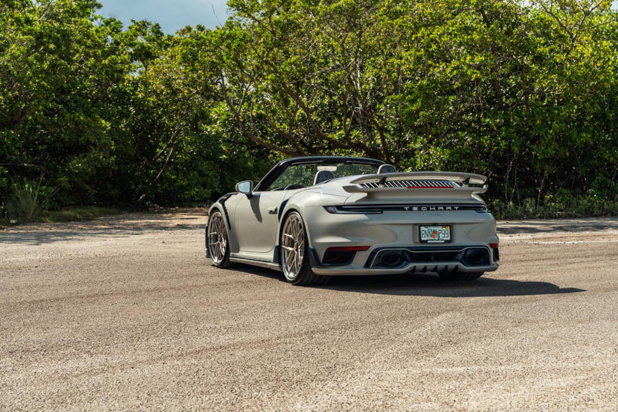 HRE S101SC forged wheel on Porsche 992 Turbo S Cabriolet Techart