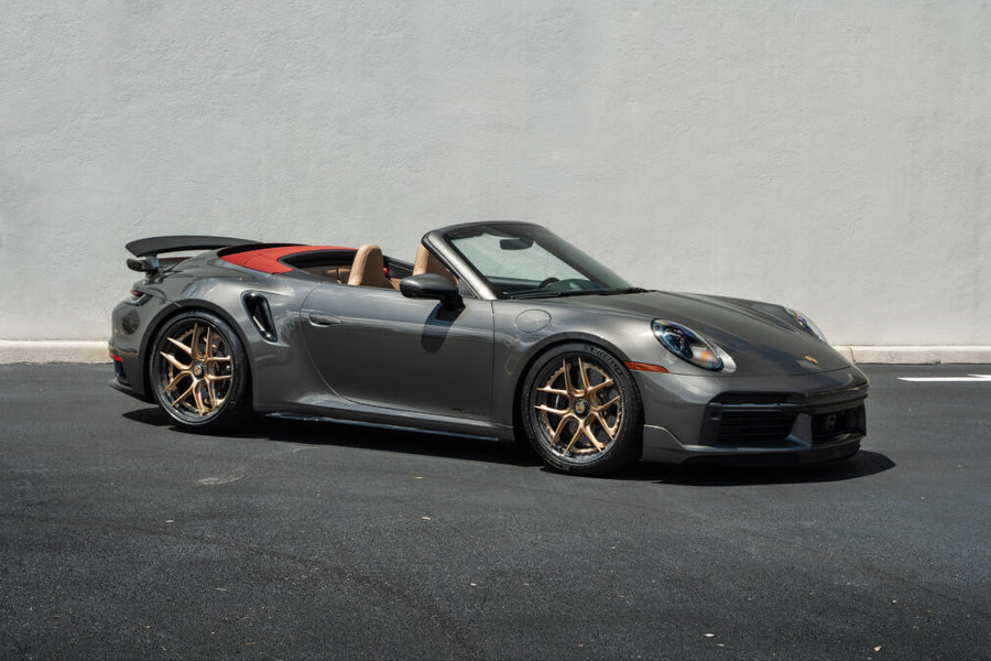 HRE HX101 forged wheel on Porsche 992 Turbo S CAB