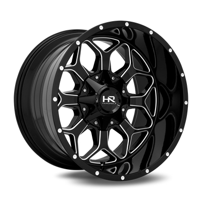 Hardrock Offroad H712 Gloss Black Milled wheel