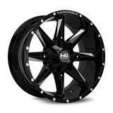 Hardrock Offroad Hardcore H703 Gloss Black Milled wheel