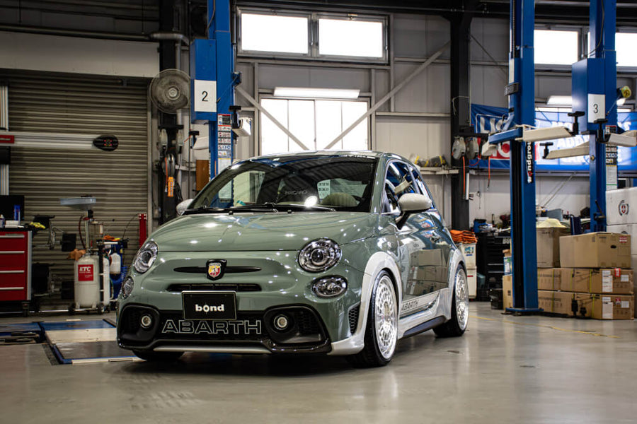 HRE 515 GTM forged wheel on Abarth 695 70TH Anniversario